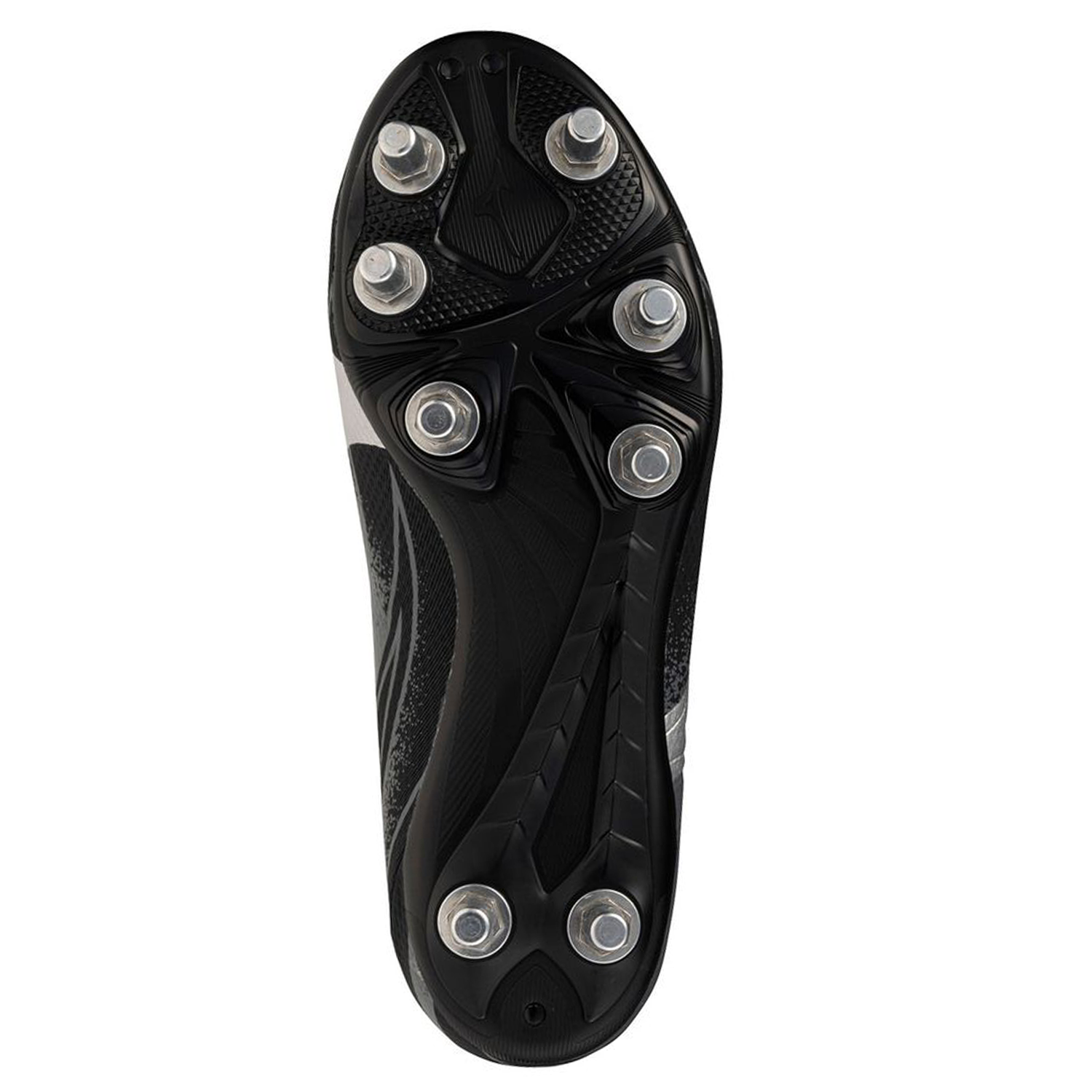 Mizuno Waitangi Pro SG Wide - Black/Galaxy Silver / World Rugby Shop