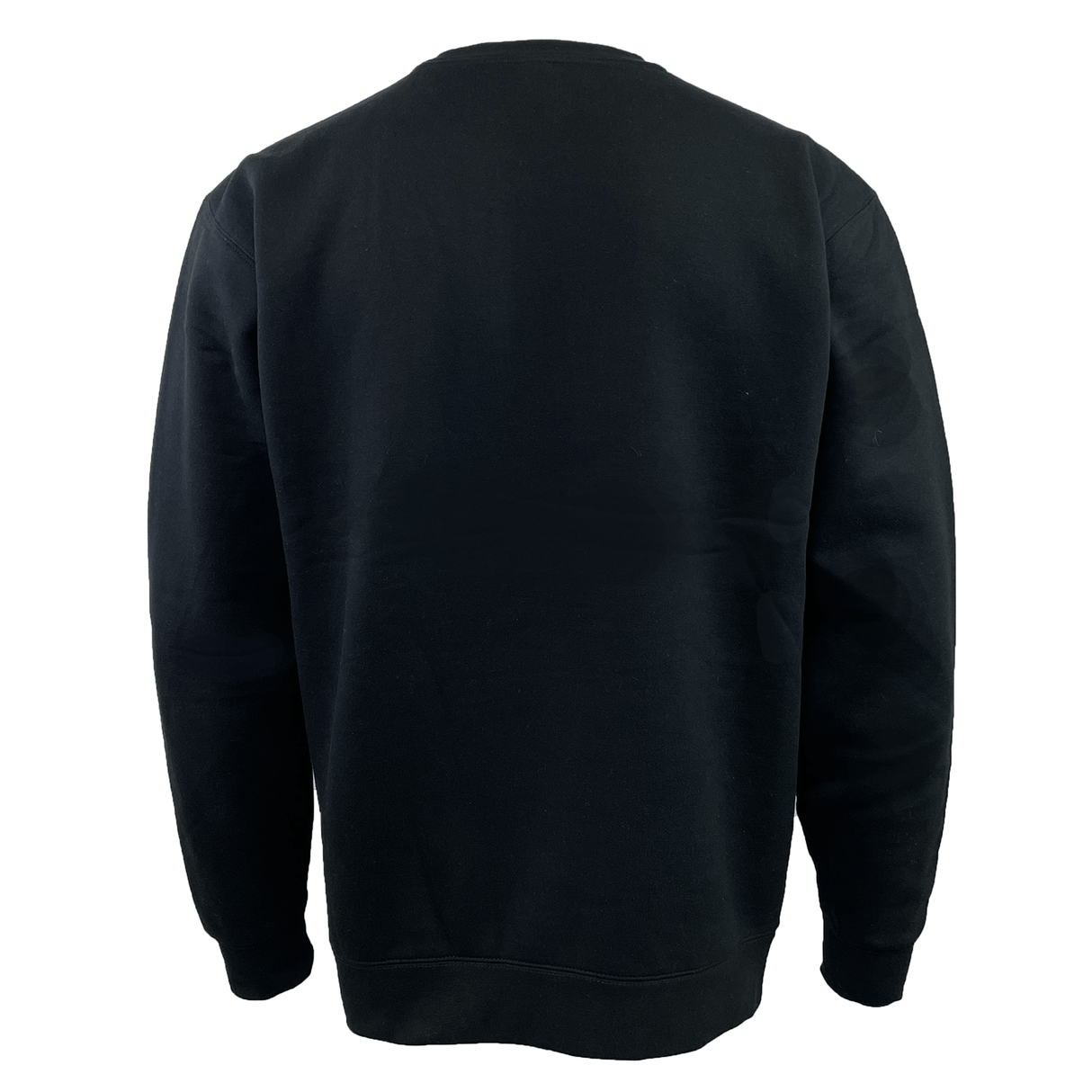 The featured black sweatshirt is the Modish Rugger Limited Edition "We Scrum in Peace," stylishly presented from the back.