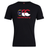 The WRS Canterbury North Carolina CCC Flag Club T-shirt is a black short-sleeve tee featuring the Canterbury Kiwi Logo, the state flag, and red "canterbury" text—a classic club look.