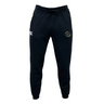 The NE Florida Touch RFC Leisure Sweatpant by EMB Canterbury is made from organic cotton and features a drawstring waistband, a logo on the left thigh, and tapered legs.