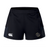 NE Florida Touch RFC Women's Advantage Short 2.0 by Canterbury: These black athletic shorts from EMB Canterbury feature a white logo on the right leg and a circular emblem on the left leg. They are crafted from recycled content for enhanced performance and sustainability.
