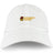The Norwich University Women's Rugby Dad Cap by EMB S&S Activewear is a white cotton twill cap with “Women's Rugby” and a maroon and gold “N” logo embroidered on the front.