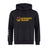 The Norwich University Women's Rugby Club Hoodie by WRS Canterbury features a red and gold "NZ Women's Rugby" logo on the chest and three white stripes on the sleeve—ideal for fans seeking a custom rugby hoodie.