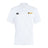 The Norwich University Women's Rugby Club Dry Polo by EMB Canterbury is a white, breathable polo with the Canterbury logo on the right chest and a yellow "Women's Rugby" logo on the left.