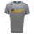 The Norwich University Women's Rugby Tempo Vapodri T-Shirt by WRS Canterbury features a heather gray design, "NZ Women's Rugby" text with maroon and yellow logo on the front, plus a Canterbury logo on the right shoulder. Ideal for fans and players.
