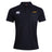 The Norwich University Women's Rugby Waimak Polo by EMB Canterbury is a black short-sleeve polo featuring a collar, the CCC Waimak Rugby Polo logo on the right chest, and "Women's Rugby" text on the left—ideal for rugby fans.