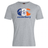 The Canterbury New York CCC Flag Club T-shirt by WRS Canterbury is a grey short-sleeve rugby tee with a large blue and orange "CCC" logo and "canterbury" text on the chest.