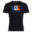 The Canterbury New York CCC Flag Club T-shirt by WRS Canterbury is a black short-sleeve rugby tee with a blue, white, and orange "CCC" logo and "canterbury" text—perfect for any CCC Flag Club or New York rugby shirt collector.