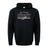 The WRS Augusta Nations of Rugby New Zealand Wordmark 60/40 Pullover Hoodie features a black pullover design with "New Zealand Rugby" text and a silver fern graphic on the front.