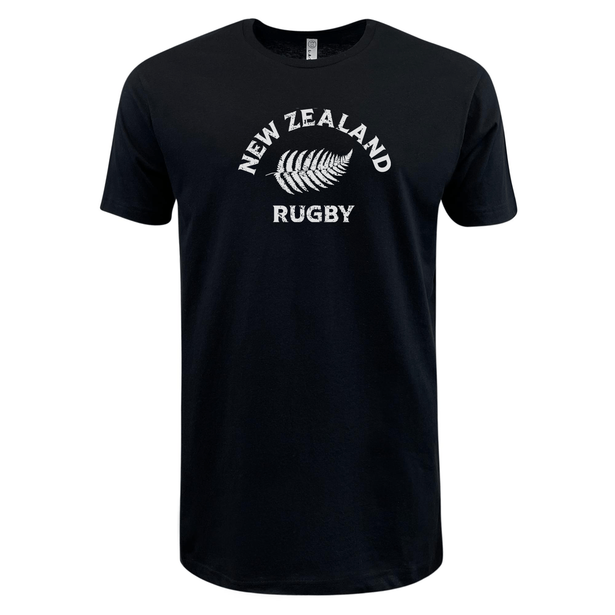 Nations of Rugby New Zealand Rugby Supersoft Tee by WRS LAT is made of cotton, making it perfect for fans of the New Zealand Rugby team.