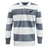 Men's EMB Mudoo Nations of Rugby New Zealand Vintage Hooped Classic Jersey with a collar.