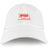The EMB S&S Activewear Nebraska Youth Rugby Association Adult Low-Profile Cotton Twill Dad Cap features a white cotton twill design with a red Nebraska outline, "NYRA" text, and "Nebraska Youth Rugby Association" embroidered on the front.