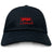 The EMB S&S Activewear Nebraska Youth Rugby Association Adult Low-Profile Cotton Twill Dad Cap features red embroidered text, a Nebraska outline, and rugby ball graphic—your perfect team cap.