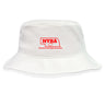 The Nebraska Youth Rugby Association Crusher Bucket Cap by EMB S&S Activewear features the association’s red logo with a state outline—offering stylish sun protection.