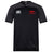 The Nebraska Youth Rugby Association Vapodri Evader Jersey by EMB Canterbury is a black short-sleeve athletic top with Canterbury and NYRA logos, made with moisture-wicking technology for comfort and performance.