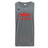 The Nebraska Youth Rugby Association Tempo Vapodri Singlet by WRS Canterbury is a gray sleeveless athletic shirt made from recycled polyester, featuring "NYRA" and "Nebraska Youth Rugby Association" in red on the front.