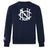 The UNC Rugby Club Crew Sweatshirt by WRS Canterbury is a navy blue crew with a bold white chest logo and a small CCC logo on the lower left sleeve, offering ultra-soft comfort and iconic style.