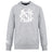 The UNC Rugby Club Crew Sweatshirt by WRS Canterbury features a large white embroidered CCC logo on the chest and a small white Canterbury logo on the left sleeve. This ultra-soft, light grey sweatshirt offers comfort and classic style.