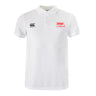 The EMB Canterbury Nebraska Youth Rugby Association Waimak Polo is a white short-sleeve polo featuring “CCC” and “NYRA” with horse logo on chest. Classic style, ideal for casual or sporty wear.