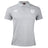The UNC Rugby Waimak Polo by EMB Canterbury is a light grey, short-sleeve polo with a collar and white Canterbury logo emblems on the chest.