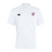 The Naperville Warriors Club Dry Polo by EMB Canterbury features Vapodri Technology, a classic logo on the right chest, and a shield emblem with stars and stripes on the left for breathable everyday comfort.