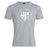 The League of Gentleman Adventurers Club Plain Tee by WRS Canterbury is a light grey cotton-blend t-shirt featuring a white "LOGA" compass emblem and "League of Gentleman Adventurers EST. 2015," perfect for everyday adventure.