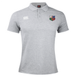 NYC British and Irish Selects Waimak Polo by Canterbury, made from a soft cotton-polyester blend, showcases the iconic rugby logo on the left chest and a small Canterbury logo on the right chest.