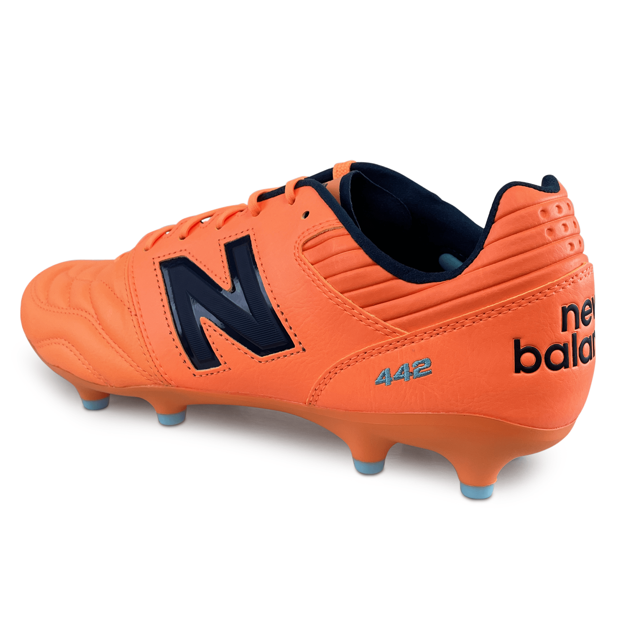 New balance top boots orange