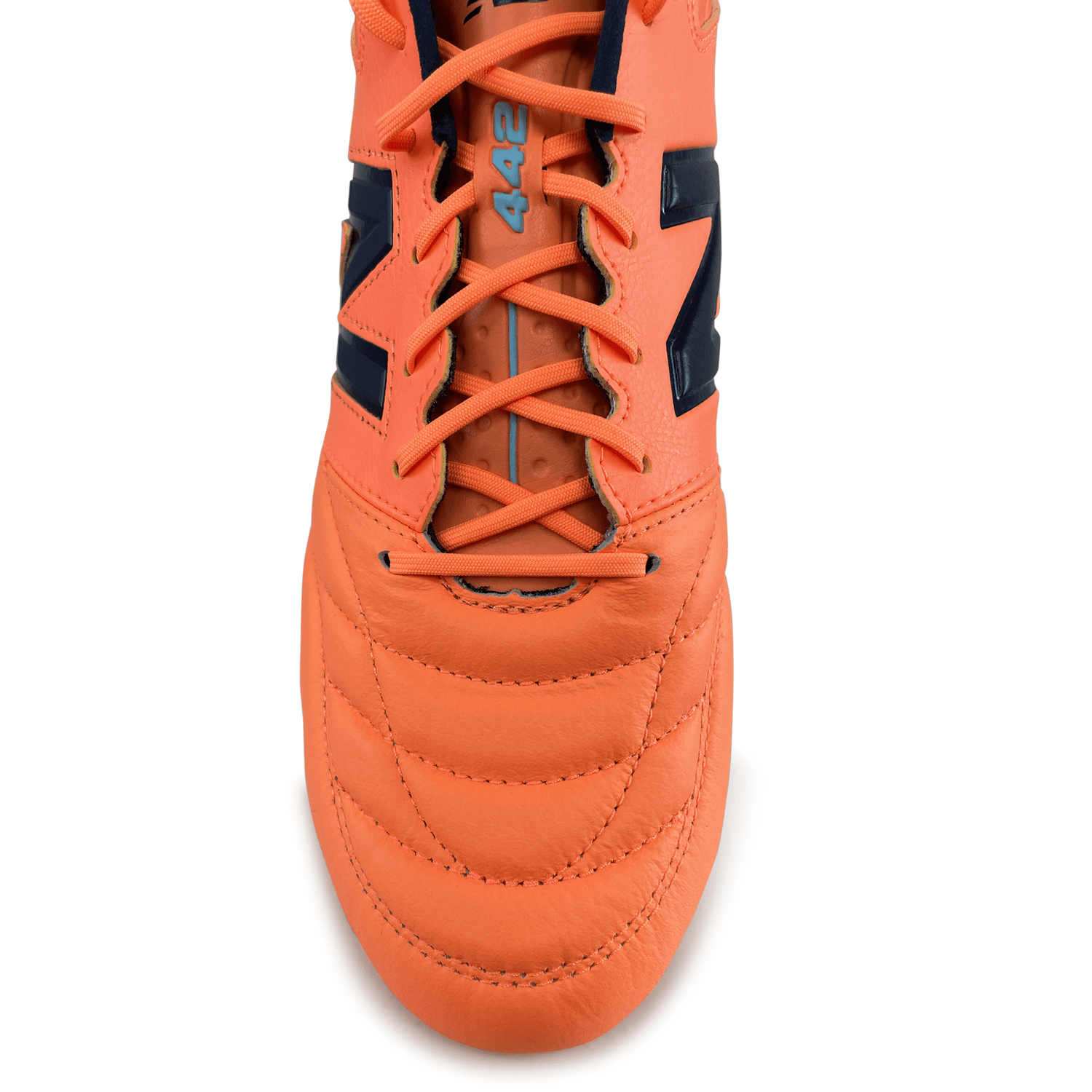 New Balance 442 v2 Pro Firm Ground Rugby Cleat Hot Mango World Rugby Shop
