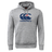 The WRS Canterbury New Zealand CCC Flag Club Hoodie is a gray sweatshirt fleece with a kangaroo pocket and the iconic CCC logo on the chest.