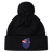 The New Zealand Shield Pom Pom Beanie by EMB Canterbury in black combines warmth with national pride, featuring a stylish badge.