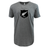 A Nations of Rugby Vintage New Zealand Supersoft Tee with a black shield logo featuring a white fern leaf and the year 1884 on a mannequin, symbolizing New Zealand rugby by WRS LAT.