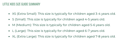 Nike’s Little Kids Springboks 25 Replica Away Kit size guide: XS (3-4 yrs), S (4-5 yrs), M (5-6 yrs), L (6-7 yrs), XL (7-8 yrs). Find the perfect rugby jersey fit!.