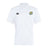 Experience ultimate comfort with the Noble Street College Prep Club Dry Polo by EMB Canterbury. This white collared polo features breathable fabric, Vapodri Technology, and embroidered logos—a tiger head on the right and the Canterbury logo on the left—offering both style and performance.