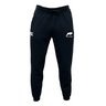 Omaha GOATS Rugby Leisure Sweatpant by Canterbury from EMB Canterbury, black sweatpants made of recycled polyester, featuring a drawstring and logos on both the left and right sides.