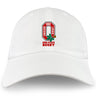 The Ohio State University Alumni Adult Low-Profile Cotton Twill Dad Cap by EMB S&S Activewear features embroidered "OSU Rugby 1966," the team logo, and a rugby ball graphic on the front.