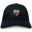 The EMB S&S Activewear Omaha Beavers RFC Adult Low-Profile Cotton Twill Dad Cap features team embroidery with a beaver head and shield logo on the front.