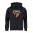 The Omaha Beavers RFC Club Hoodie by WRS Canterbury features a front pocket, "OMAHA R.F.C. BEAVERS" logo with beaver graphic on the chest, and white stripes on the left sleeve. Ideal team hoodie for fans or players.