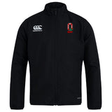The Ohio State University Alumni Club Track Jacket by EMB Canterbury features a Canterbury logo on the right chest and club crest on the left, combining lightweight comfort and style for men’s tracksuit collections.
