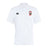 The Ohio State University Alumni Club Dry Polo by EMB Canterbury features Vapodri Technology for moisture management, the Canterbury logo on the right chest, and a red and green rugby emblem on the left chest.