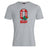 The Ohio State University Alumni Club Plain Tee by WRS Canterbury is a gray cotton blend shirt featuring a red and white OSU Rugby 1966 logo, buckeye leaf, and "Ohio State Rugby" text on the front.