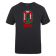 The Ohio State University Alumni Club Plain Tee by Canterbury features a red and gray OSU rugby logo with a leaf, "OSU Rugby 1966" and "Ohio State Rugby" text. Enjoy this comfy cotton blend t-shirt from WRS Canterbury—perfect for fans!.
