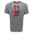 The Ohio State University Alumni Tempo Vapodri T-Shirt by WRS Canterbury features moisture-wicking fabric, "OSU Rugby 1966," a large red "O" with buckeye leaf and nut graphic—perfect for rugby fans.