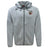 Stay comfortable in the Omaha Beavers RFC Tempo Vapodri Full-Zip Hoodie by EMB Canterbury, a light gray hoodie with a hood, drawstrings, moisture-wicking fabric, the Omaha RFC Beavers logo on the chest, and Canterbury branding.
