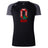 The Ohio State University Alumni Women's Elite Training Tee by WRS Canterbury is a black and gray moisture-wicking shirt with "OSU Rugby 1966," "Ohio State Rugby" logos, buckeye leaf, and rugby ball graphic—ideal for lightweight training.
