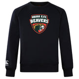 The Omaha Beavers RFC Club Crew Sweatshirt by WRS Canterbury is an ultra-soft sweatshirt featuring the Omaha R.F.C. Beavers beaver head logo on the chest and an embroidered CCC logo on the left sleeve.
