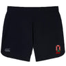 The Ohio State University Alumni Elite Woven Short by EMB Canterbury features the OSU Rugby logo, Canterbury branding, and zippered pockets—ideal gym shorts for any athlete.