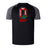 The Ohio State University Alumni Elite Training Tee by WRS Canterbury is a black and gray short-sleeve shirt featuring a 1966 logo with red "O" and buckeye leaf. Made with Vapodri fabric, it's lightweight, durable, and ideal for active wear.