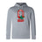 The WRS Canterbury Ohio State University Alumni Club Lightweight Hoodie in gray features a large Rugby logo with an "O," rugby posts, a buckeye leaf, and a kangaroo pocket on the front.