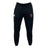 The Ohio State University Alumni Leisure Sweatpant by EMB Canterbury features black fleece, an elastic drawstring waistband, a white CCC logo on the left thigh, and a red “Q Hockey” emblem on the right.